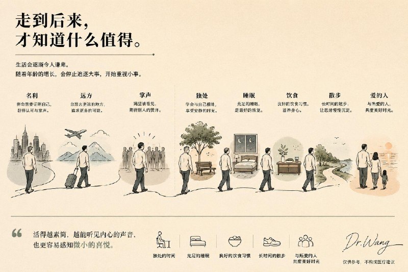 生活会逐渐令人谦卑