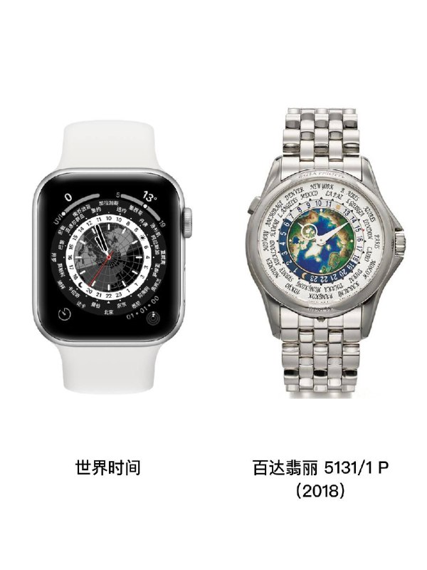 Apple Watch表盘设计灵感解析▶️「月相」月相显示这项复杂功能最早出现在腕表上，要追溯到 1925 年的百达翡丽，随后在 1949 年，劳力士也推出了自己的月相表款 Reference 8171
