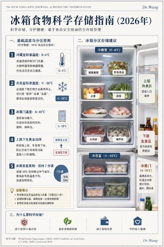 冰箱食物科学存储指南