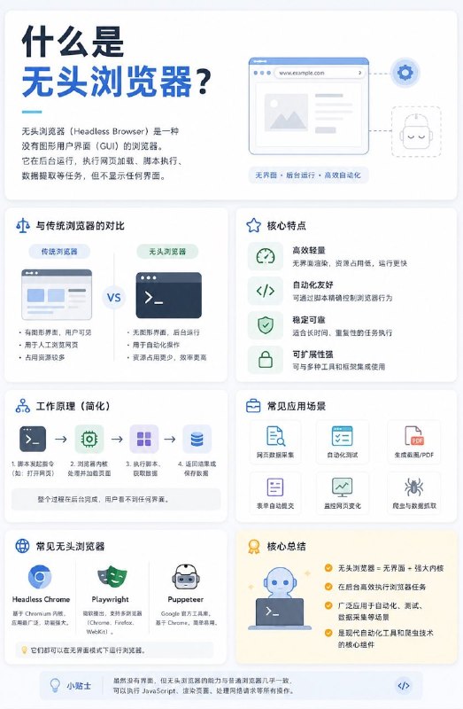 什么是无头浏览器？#互联网小知识