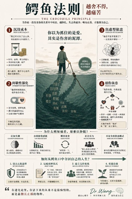 “在进化论里，存活下来的从来不是最痴情的，而是最擅长止损的物种