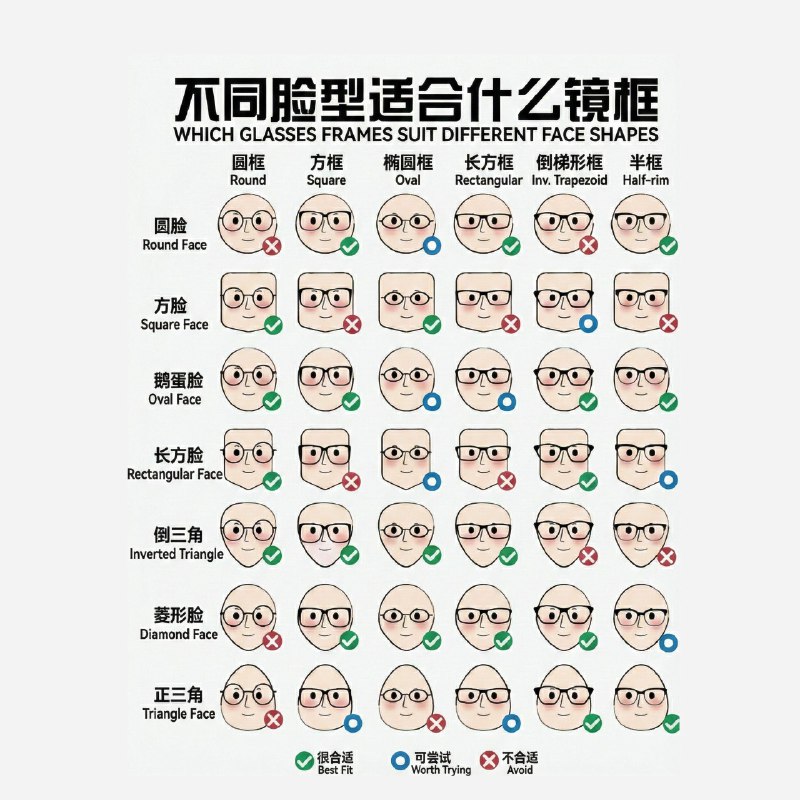 怎么选眼镜框