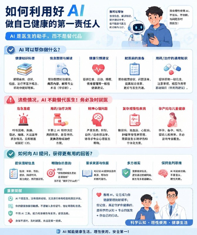 「让 ChatGPT给用药建议 19 岁大学生服药过量死亡的启示……」非常值得广大推友警惕!大家目前都广泛应用AI,不只是“AI会出错”，TA其实是一个被设计成“尽量让你满意”的系统，被你这个用户却当成了医生……这个案例提到的核心问题，其实是当前大模型最危险的结构性缺陷之一！不是在“判断真相”，而是在“生成最像正确答案的话”
