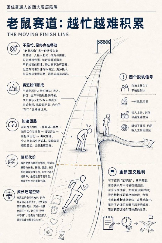 困住普通人的四大底层陷阱：奶头乐，老鼠赛道，肖申克，垃圾桶困住普通人的四大底层陷阱：奶头乐，老鼠赛道，肖申克，垃圾桶