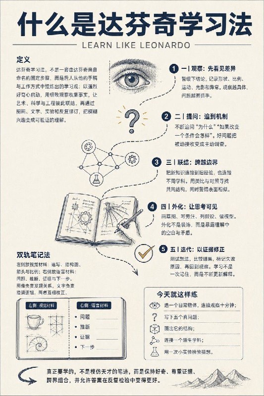 如何保持学习的动力，从“要我学”变成“我要学”？详解《达芬奇学习法》
