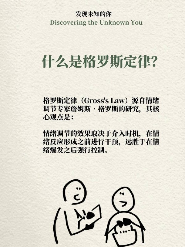 情绪调节，时机为先