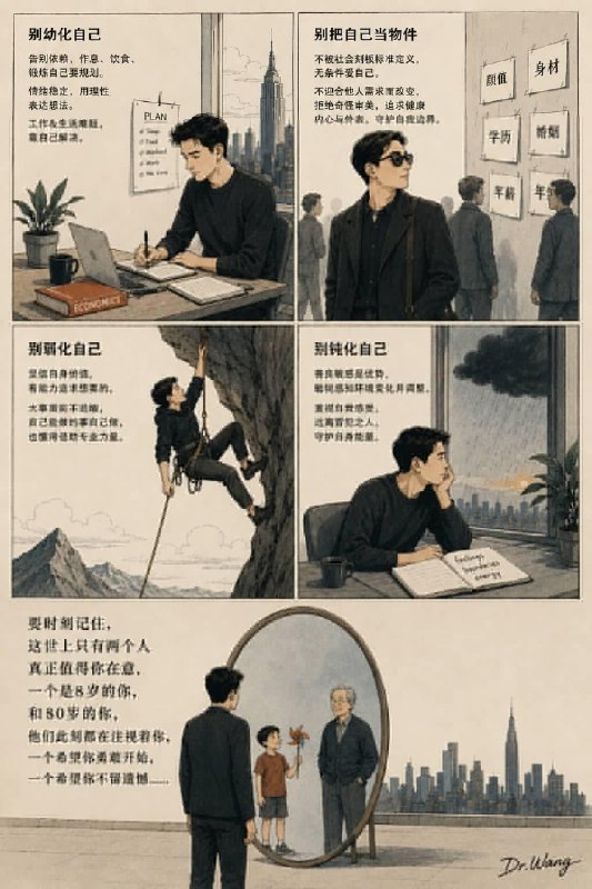 人生最遗憾的，从来不是做错了什么，而是在一路迎合、退缩和自我怀疑中，把真正的自己弄丢了……