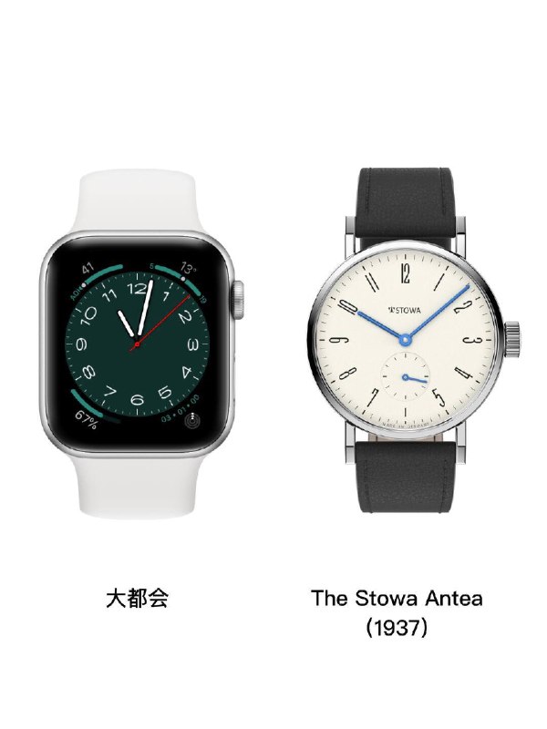 Apple Watch表盘设计灵感解析▶️「月相」月相显示这项复杂功能最早出现在腕表上，要追溯到 1925 年的百达翡丽，随后在 1949 年，劳力士也推出了自己的月相表款 Reference 8171