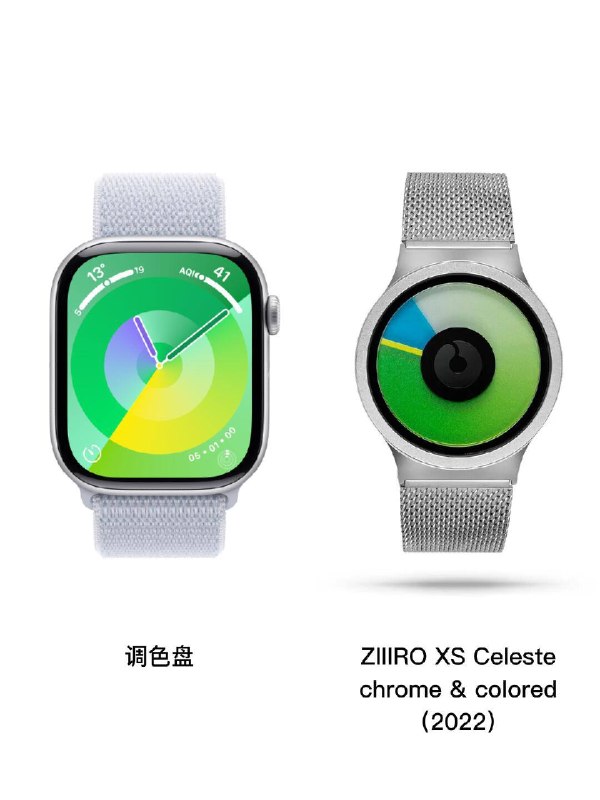 Apple Watch表盘设计灵感解析▶️「月相」月相显示这项复杂功能最早出现在腕表上，要追溯到 1925 年的百达翡丽，随后在 1949 年，劳力士也推出了自己的月相表款 Reference 8171